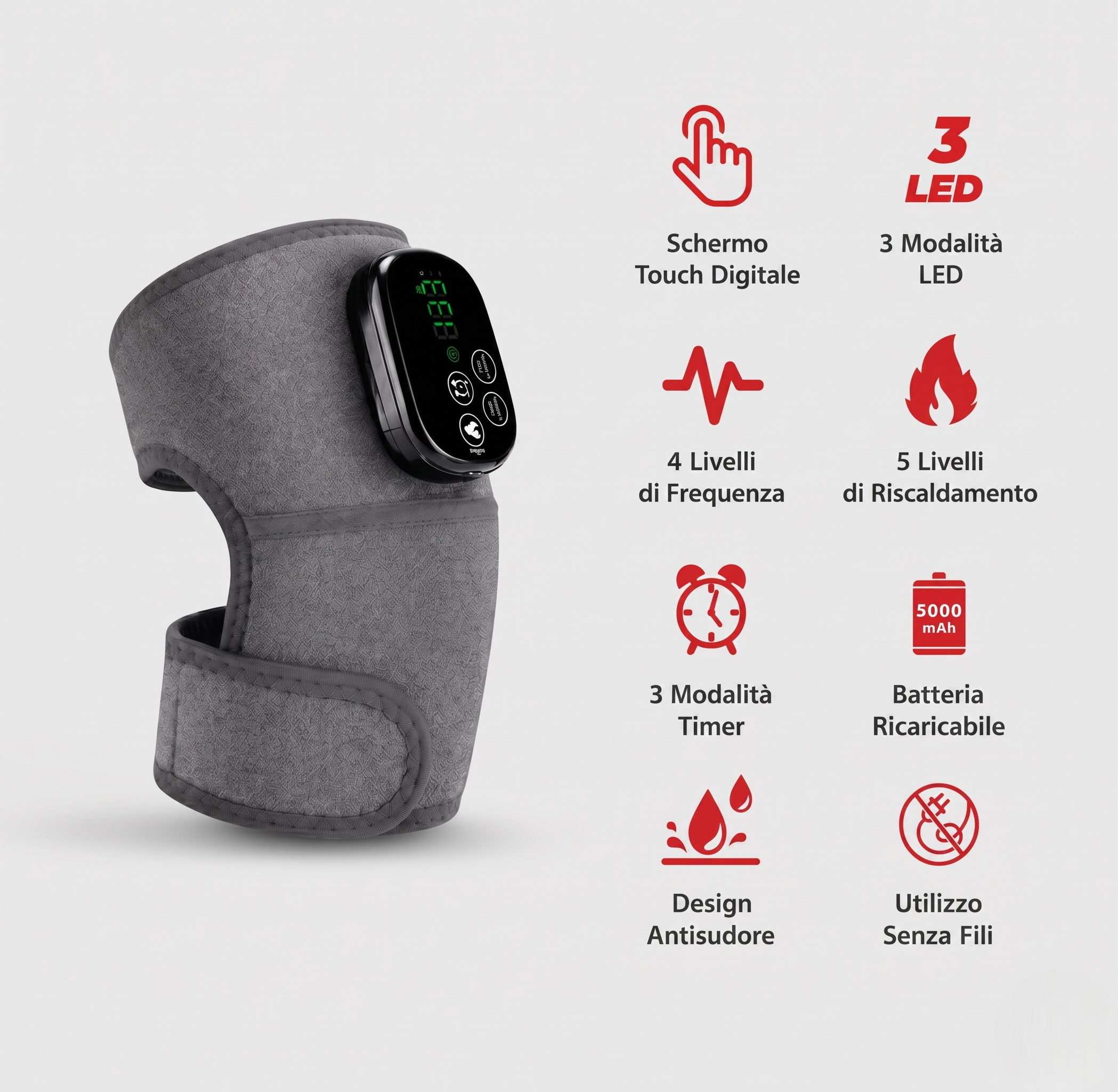 LumiPulse Pro™ — Dispositivo Laser a Infrarossi per Spalla, Gomito e Ginocchio
